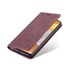 Samsung Galaxy S21 Ultra - CASEME Vintage Flip Fodral - Röd