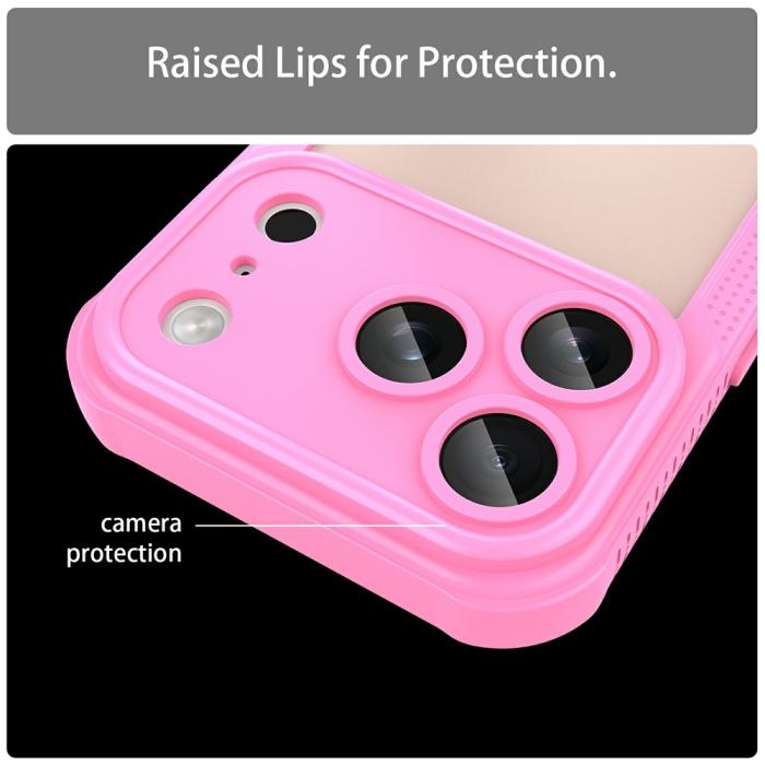 Bild 6, iPhone 18 Pro Max/17 Pro Max Skal Frostat Transparent/Rosa