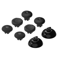 DATA FROG 8-PACK Thumb Grip F&ouml;r PS5/PS4/Xbox/Switch Svart