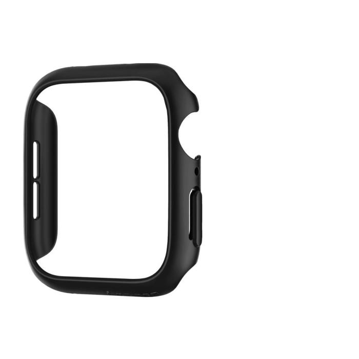 Bild 2, Spigen Apple Watch 44 mm Skal Thin Fit Svart