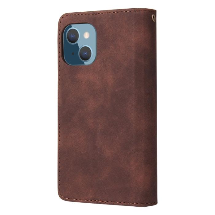 Bild 3, iPhone 14 Plus Fodral Multifunktionellt Brun