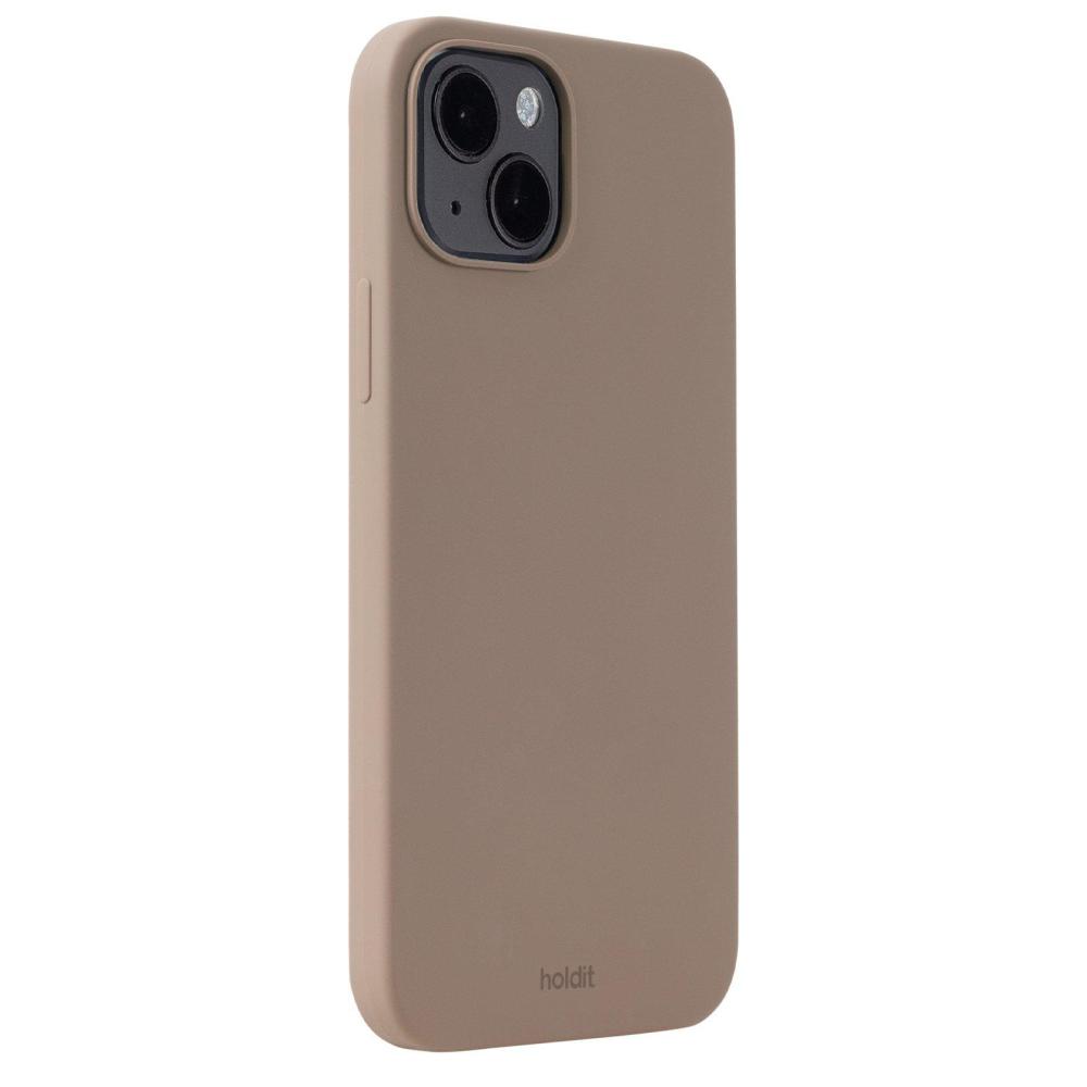 holdit iPhone 14 Plus Mobilskal Silikon Mocha Brown