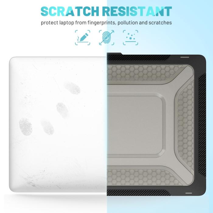 Bild 6, MacBook Pro 16 2021-2023 Skal Med Kickstand Svart