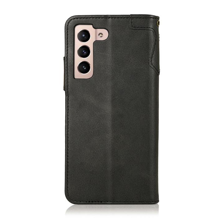 Bild 3, KHAZNEH Samsung Galaxy S22 Fodral Läder Svart