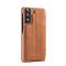 LC.IMEEKE Samsung Galaxy S22 Fodral Flip Retro Brun