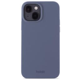 holdit iPhone 15 Mobilskal Silikon Pacific Blue