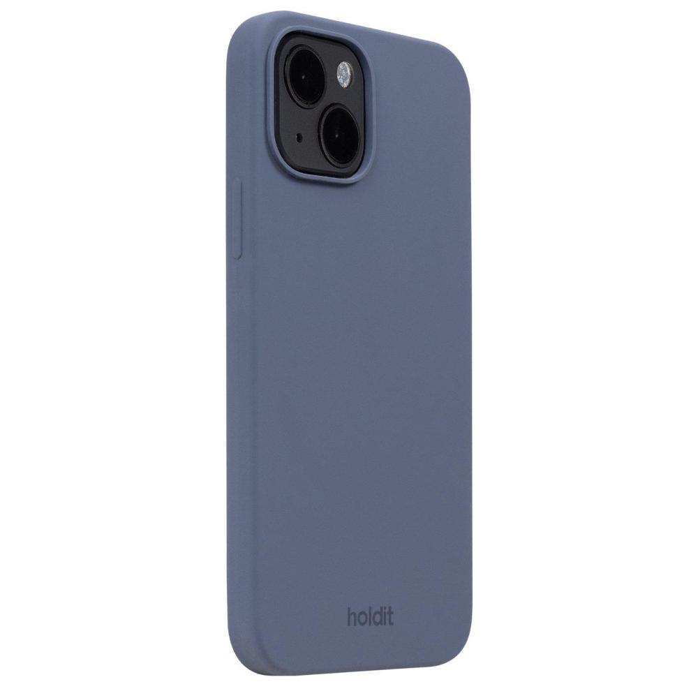 holdit iPhone 15 Mobilskal Silikon Pacific Blue