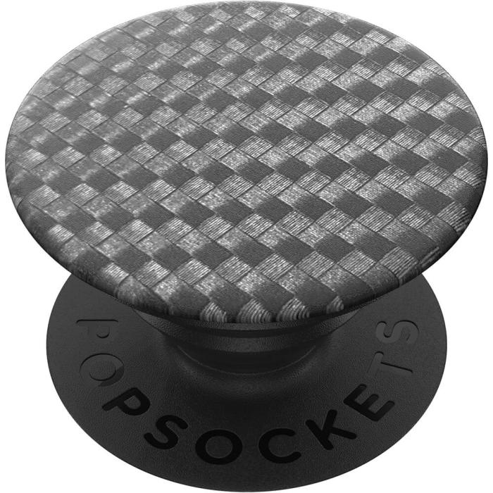 Bild 3, PopSockets Avtagbart Grip med Ställfunktion Carbonite Weave