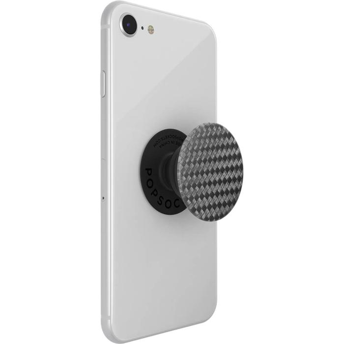 Bild 9, PopSockets Avtagbart Grip med Ställfunktion Carbonite Weave