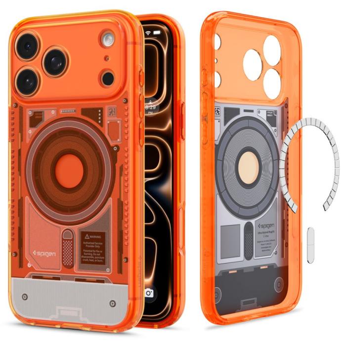 Bild 2, Spigen iPhone 18 Pro Max / 17 Pro Max Skal MagSafe Tangerine
