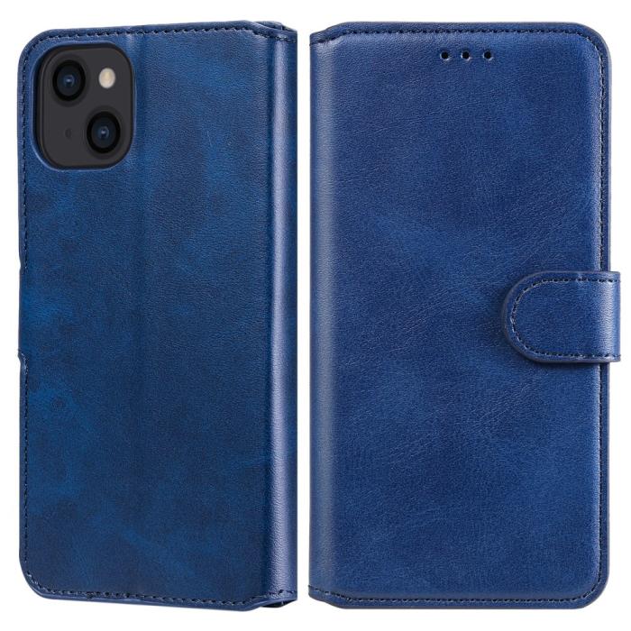 Bild 1, iPhone 13 Fodral Läder Blå