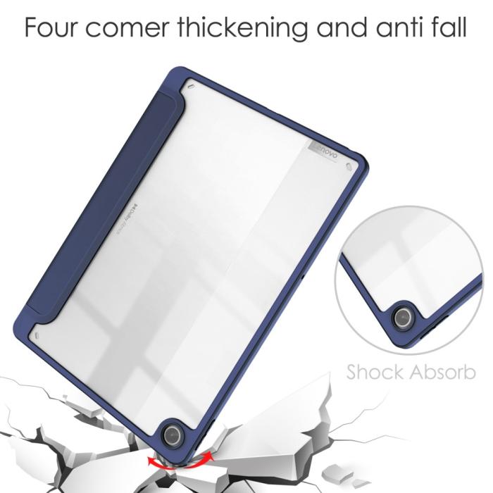 Bild 6, Lenovo Tab M10 Plus Gen 3 Fodral Tri-Fold Hybrid Mörk Blå