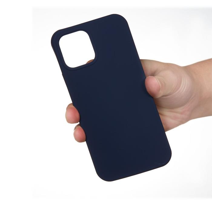 Bild 4, iPhone 13 Skal Liquid Silikon Mörk Blå