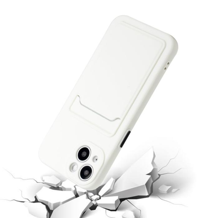 Bild 5, iPhone 13 Skal Med Kortfack Vit