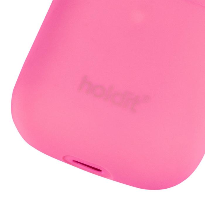 Bild 3, holdit Silikonfodral AirPods Nygård Bright Pink