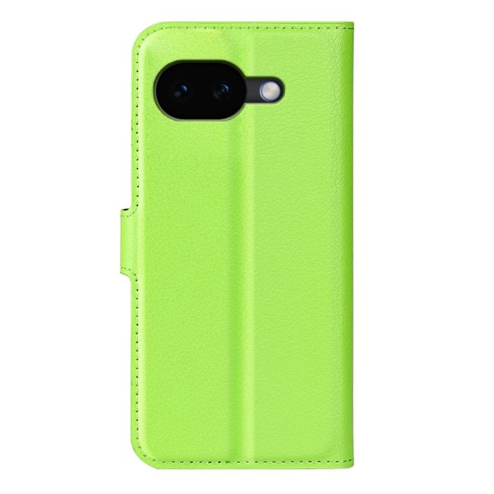 Bild 6, Google Pixel 10a Fodral Litchi Läder Grön