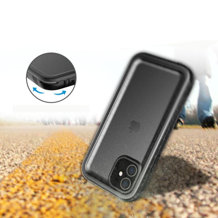 Bild 3, Tech-Protect iPhone 12 / 12 Pro Skal 360 IP68 Shellbox Svart