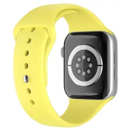 Apple Watch 38/40/41 mm Silikon Armband (M/L) Gul