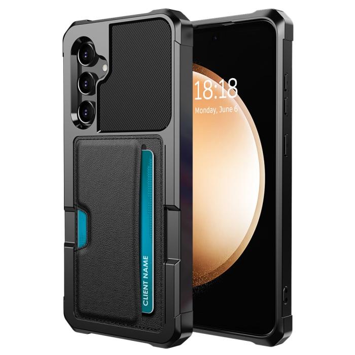 Bild 1, Samsung Galaxy A35 5G Skal Shockproof Med Kortfack Svart