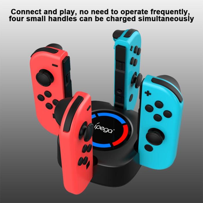 Bild 5, iPega 4in1 LED Laddningsstation Nintendo Switch Joy-Con