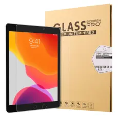 iPad 10.2 2019/2020/2021 Sk&auml;rmskydd i h&auml;rdat glas