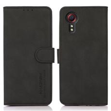 KHAZNEH Samsung Galaxy Xcover 7 Fodral L&auml;der Svart