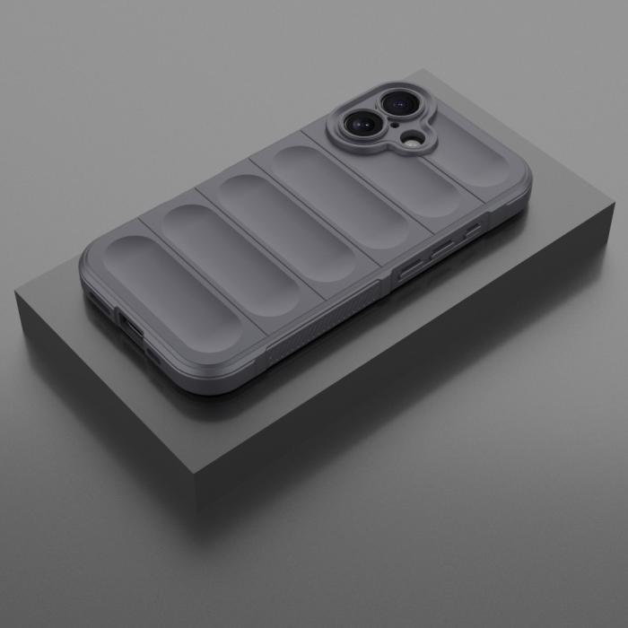 Bild 3, iPhone 16 Skal Magic Shield Grå