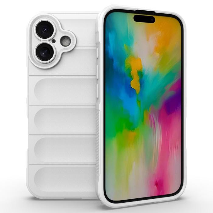 Bild 1, iPhone 16 Skal Magic Shield Vit
