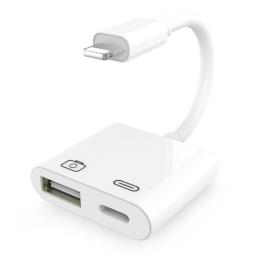 Lightning Till USB 3-kameraadapter Vit