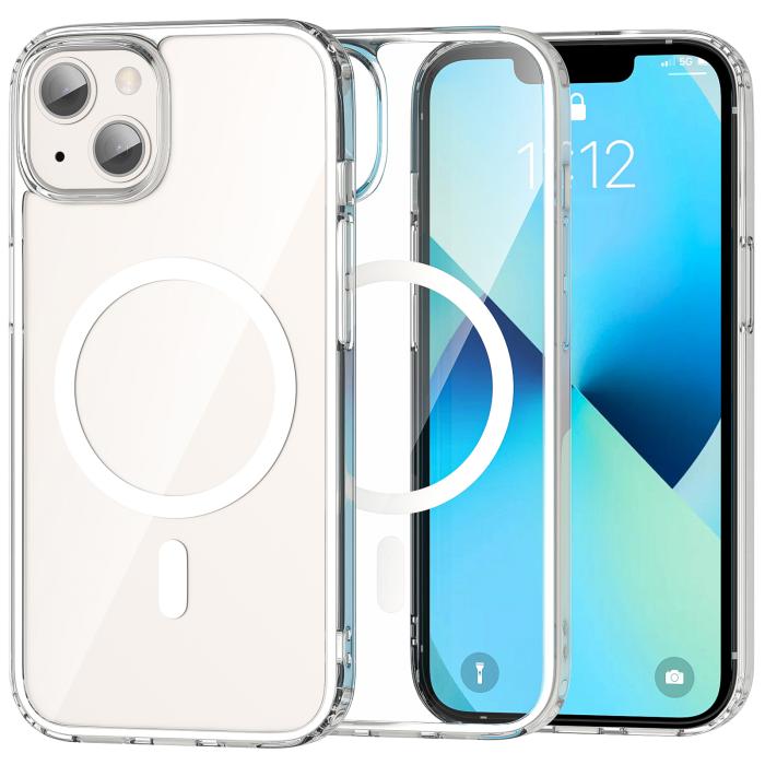 Bild 1, ColorPop iPhone 13 Skal CH MagSafe Transparent/Vit