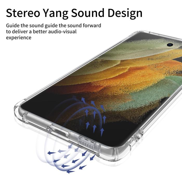 Bild 4, Samsung Galaxy S21 Ultra - LEEU DESIGN Shockproof TPU Skal