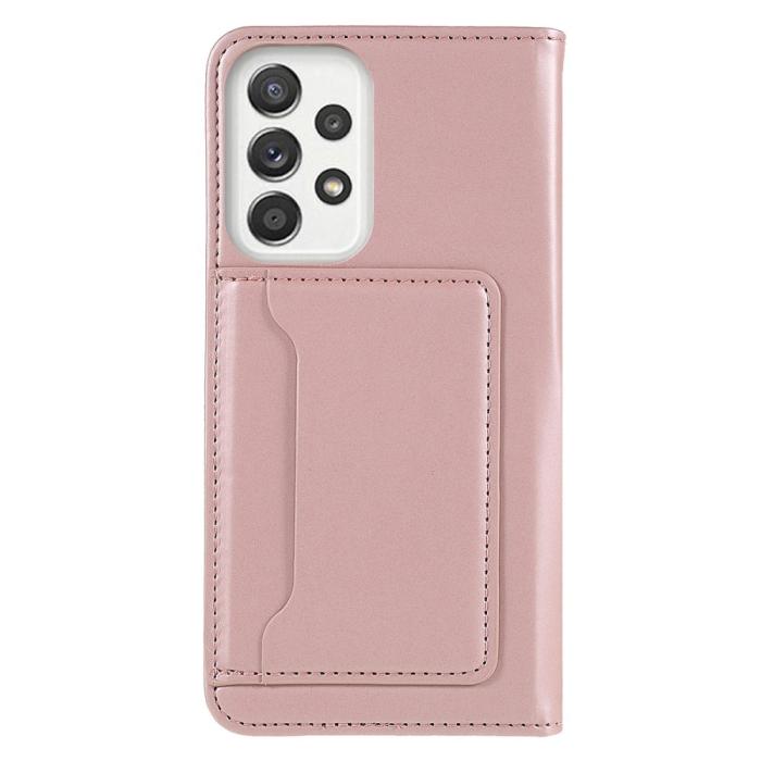 Bild 3, Samsung Galaxy A53 5G Fodral Skin Touch Med Kortfack Roséguld
