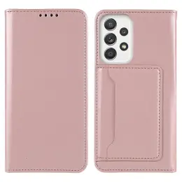 Samsung Galaxy A53 5G Fodral Skin Touch Med Kortfack Roséguld