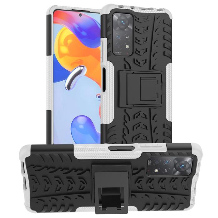 Bild 1, Xiaomi Redmi Note 11 Pro 5G Skal Stöttåligt med Stöd Vit