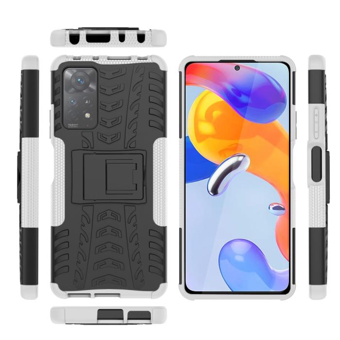 Bild 6, Xiaomi Redmi Note 11 Pro 5G Skal Stöttåligt med Stöd Vit