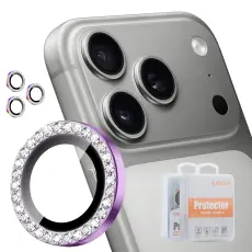 HAT PRINCE iPhone 18 Pro/18 Pro Max Linsskydd Enkay Strass