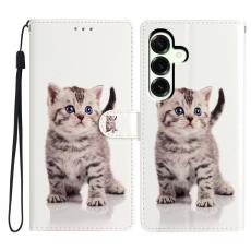 Samsung Galaxy A27 5G Fodral L&auml;der Gullig Katt