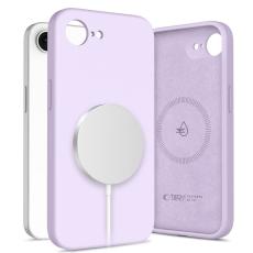 Tech-Protect iPhone 17e/16e Skal MagSafe Liquid Silicone Mauve