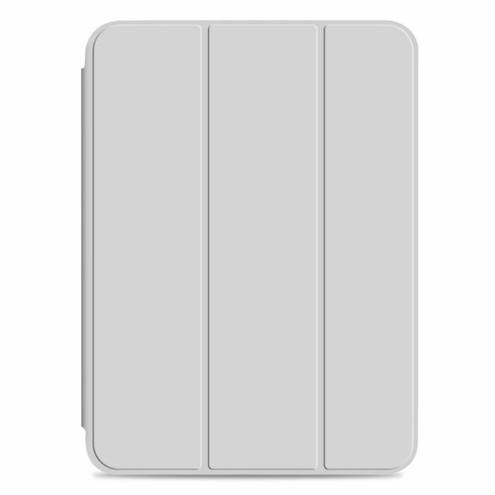 Bild 2, iPad Mini 2024/2021 Fodral Slim Tri-Fold Pennhållare Grå