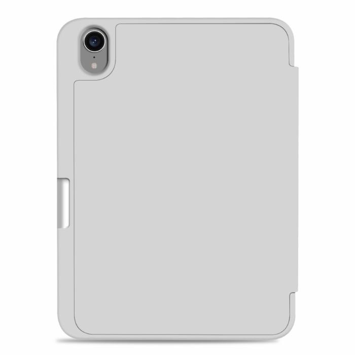 Bild 3, iPad Mini 2024/2021 Fodral Slim Tri-Fold Pennhållare Grå