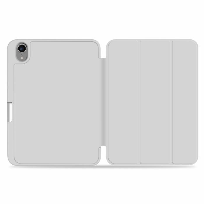 Bild 4, iPad Mini 2024/2021 Fodral Slim Tri-Fold Pennhållare Grå