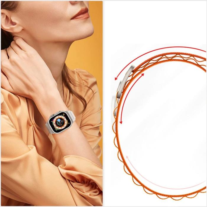 Bild 6, Tech-Protect Galaxy Watch 4/5/5 Pro/6/7/FE Armband Nylon Pro Militär Grön