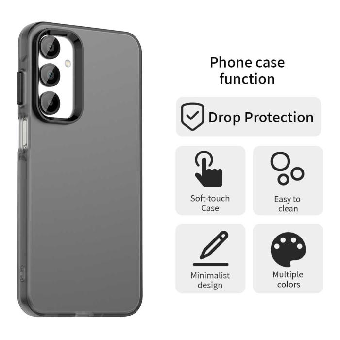 Bild 4, Samsung Galaxy A36 5G/A56 5G Skal Hybrid Matt Svart