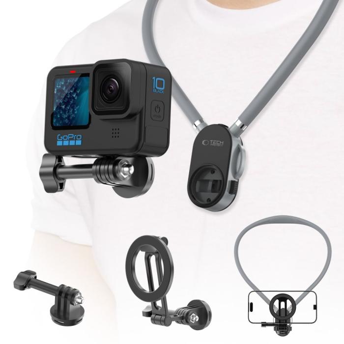 Bild 4, Tech-Protect Magnetisk MagSafe Hållare För Mobil/GoPro/DJI Grå