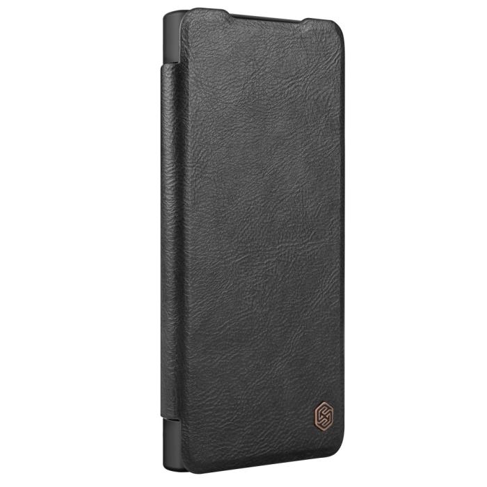 Bild 4, NILLKIN Galaxy S24 Plus Fodral Qin Läder Cam Kickstand Svart