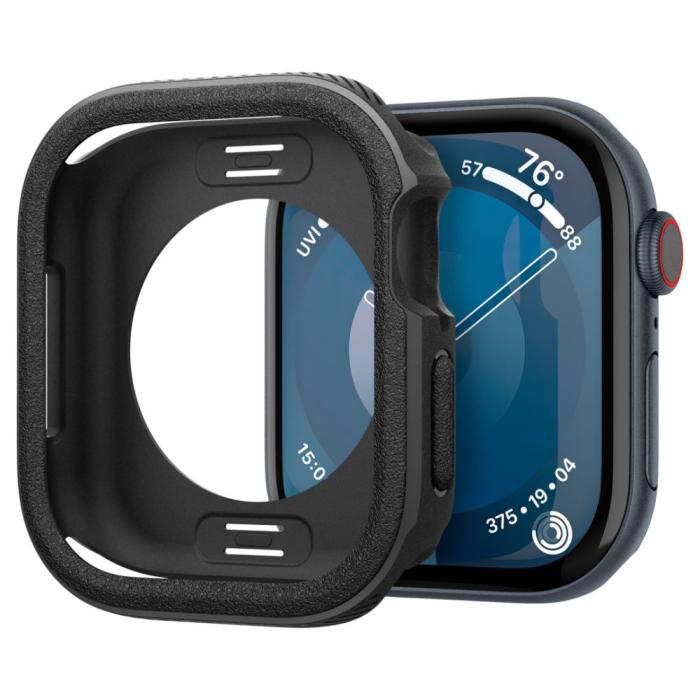 Bild 6, Spigen Caseology Apple Watch 10 46 mm Vault Matt Svart