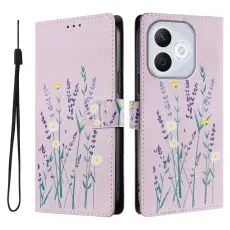 Honor 400 Lite Fodral Med Tryck Lavendel