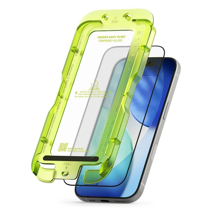 Bild 2, Ringke iPhone 17 2-PACK Easy Slide Skärmskydd Härdat Glas