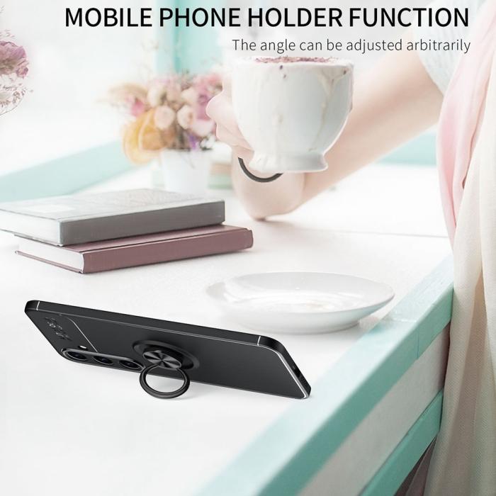 Bild 4, Samsung Galaxy S24 Plus Skal Ring Svart/Röd