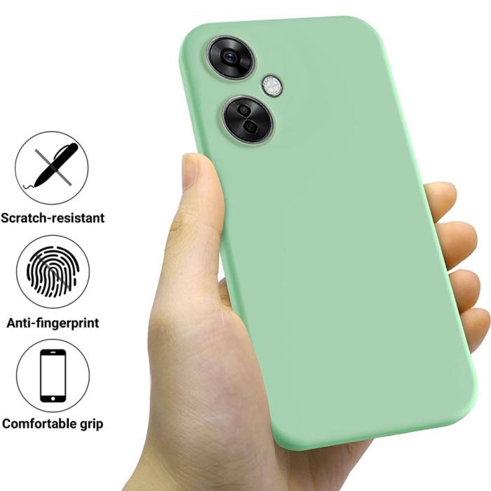 Bild 2, OnePlus Nord CE 3 Lite 5G Skal Liquid Silikon Grön